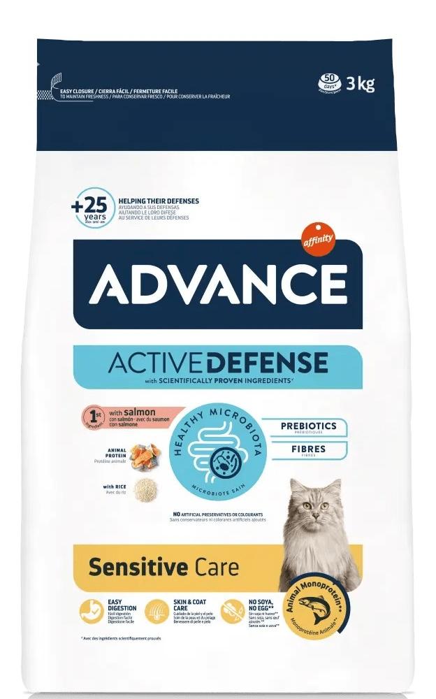 Advance Cat Sensitive Salmon & Rice корм для кошек 10 кг (962822)